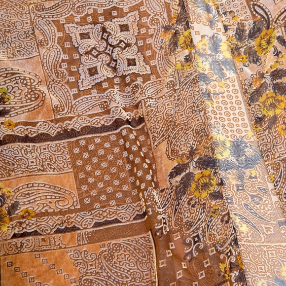 Free People Velvet Sheer Drape Cardigan/Shawl - Picture 12 of 15